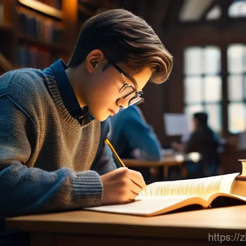 TOEFL Writing 통합형 문제 풀이법 - **Prompt 1: Decoding the Text - Mind Map Scholar**
    A young adult student, appearing studious and...