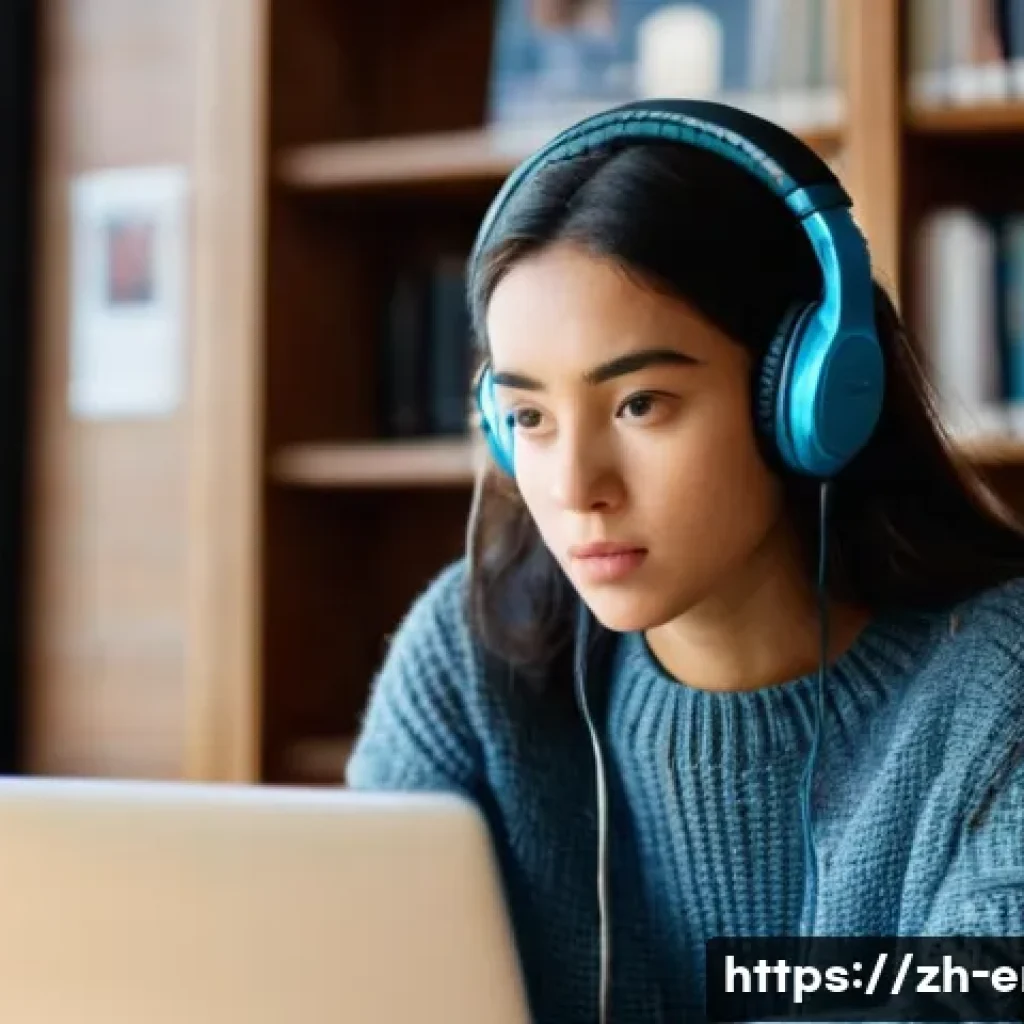 TOEFL Speaking 고득점 전략 - **Prompt 1: Focused Pronunciation Practice**
A young woman, approximately 20 years old, with sho...